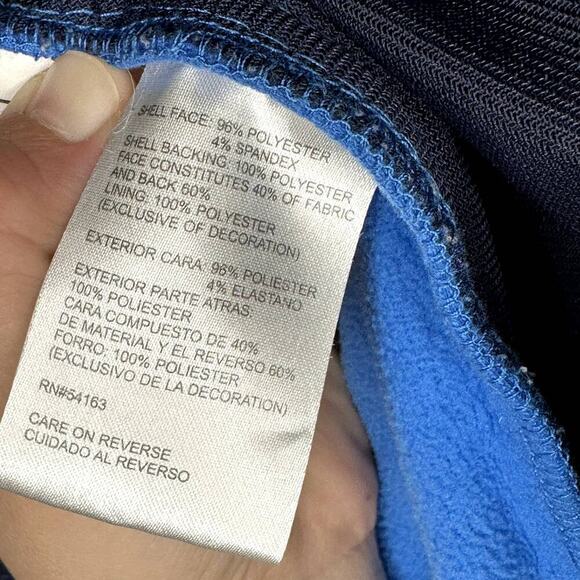 Vintage Oklahoma City Thunder NBA Fleece-Lined Mens Zip Up Jacket Medium PAINT - Picture 15 of 16